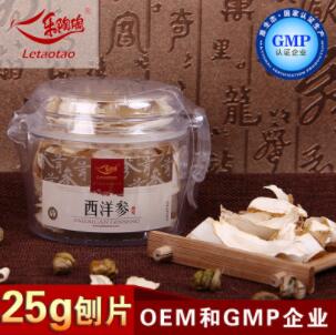 樂陶陶 西洋參25g刨片OEM代加工