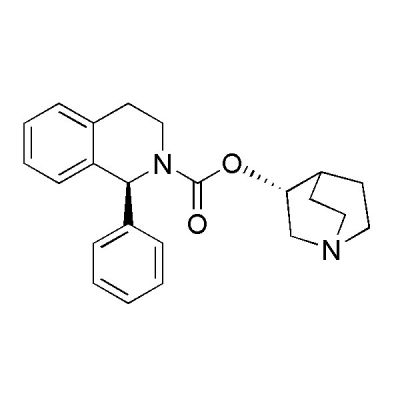 8R)-1-氮雜雙環(huán)(2.2.2)辛烷-8-基-(1S)-1-苯基-3,4-二氫-1H-異喹啉-2-甲酸酯 (索非那新)