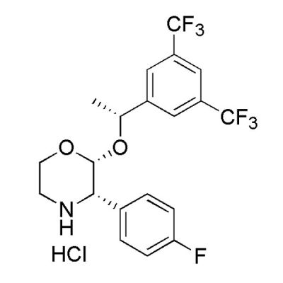 (2R,3S)-2-((1R)-1-(3,5-雙(三氟甲基)苯基)乙氧基)-3-(4-氟苯基)嗎啉鹽酸鹽