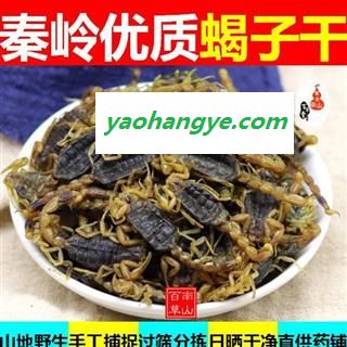 蝎子干 秦嶺優(yōu)質(zhì)全蝎 清水蝎子 手工分揀無硫100g